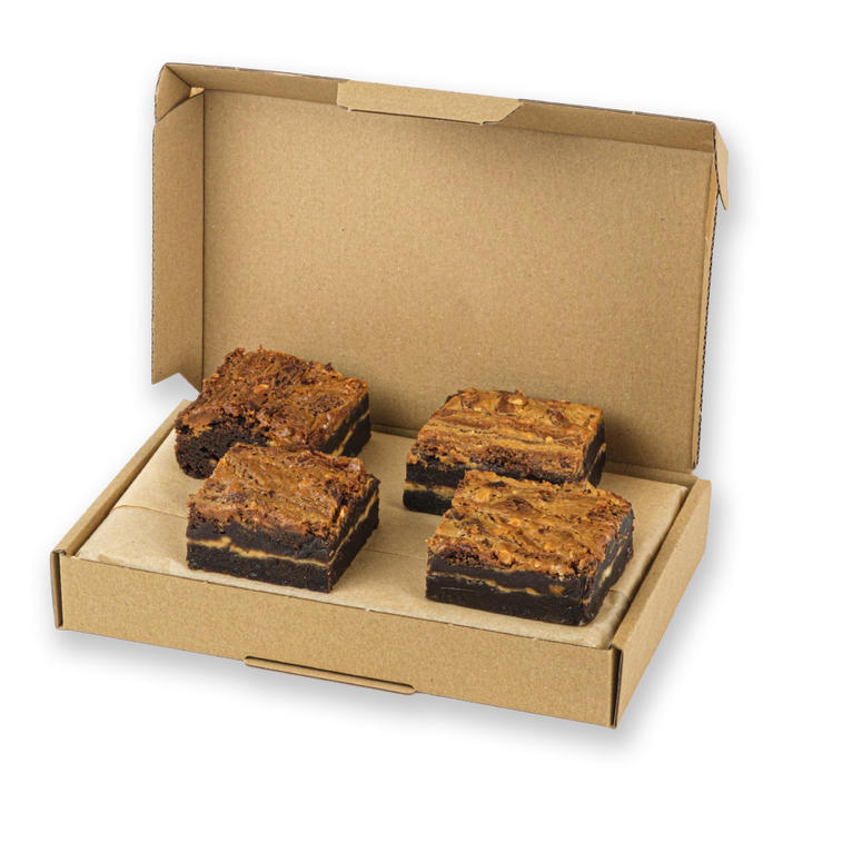 Peanutbutter brownie | 6 stuks | Brownies Top Merken Winkel